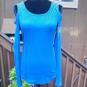 Vibrant Blue Long Sleeve Top